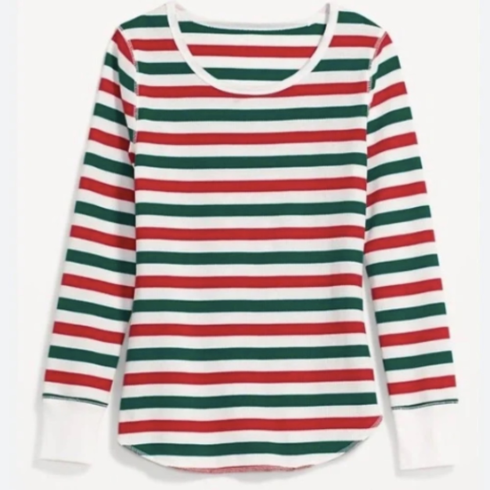 NEW Old Navy Waffle Knit Stripe Shirt